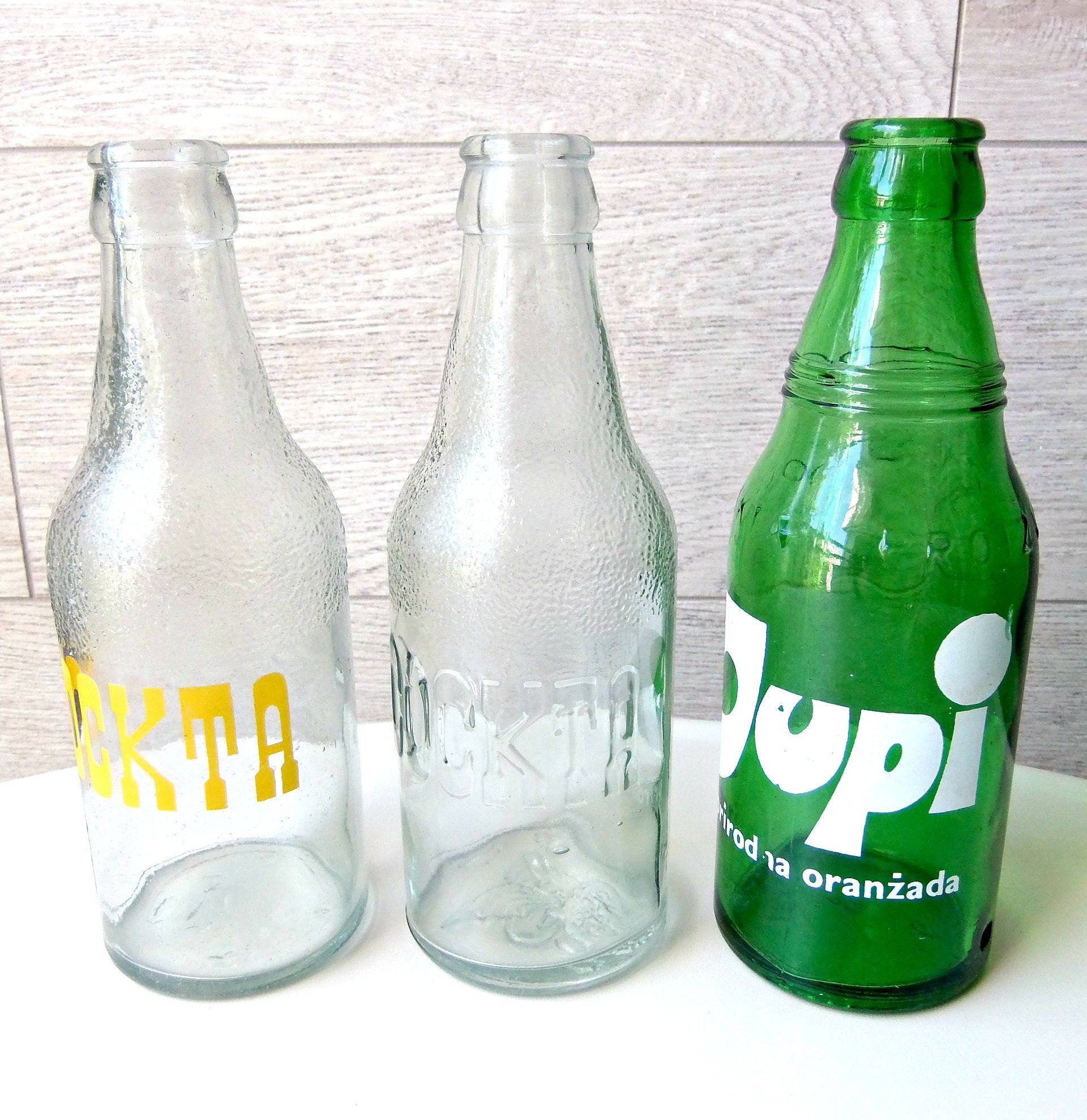 Three Vintage Bottles From Yugoslavia - Etsy