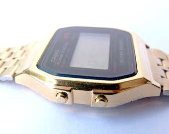 Vintage golden CASIO Alarm Chrono