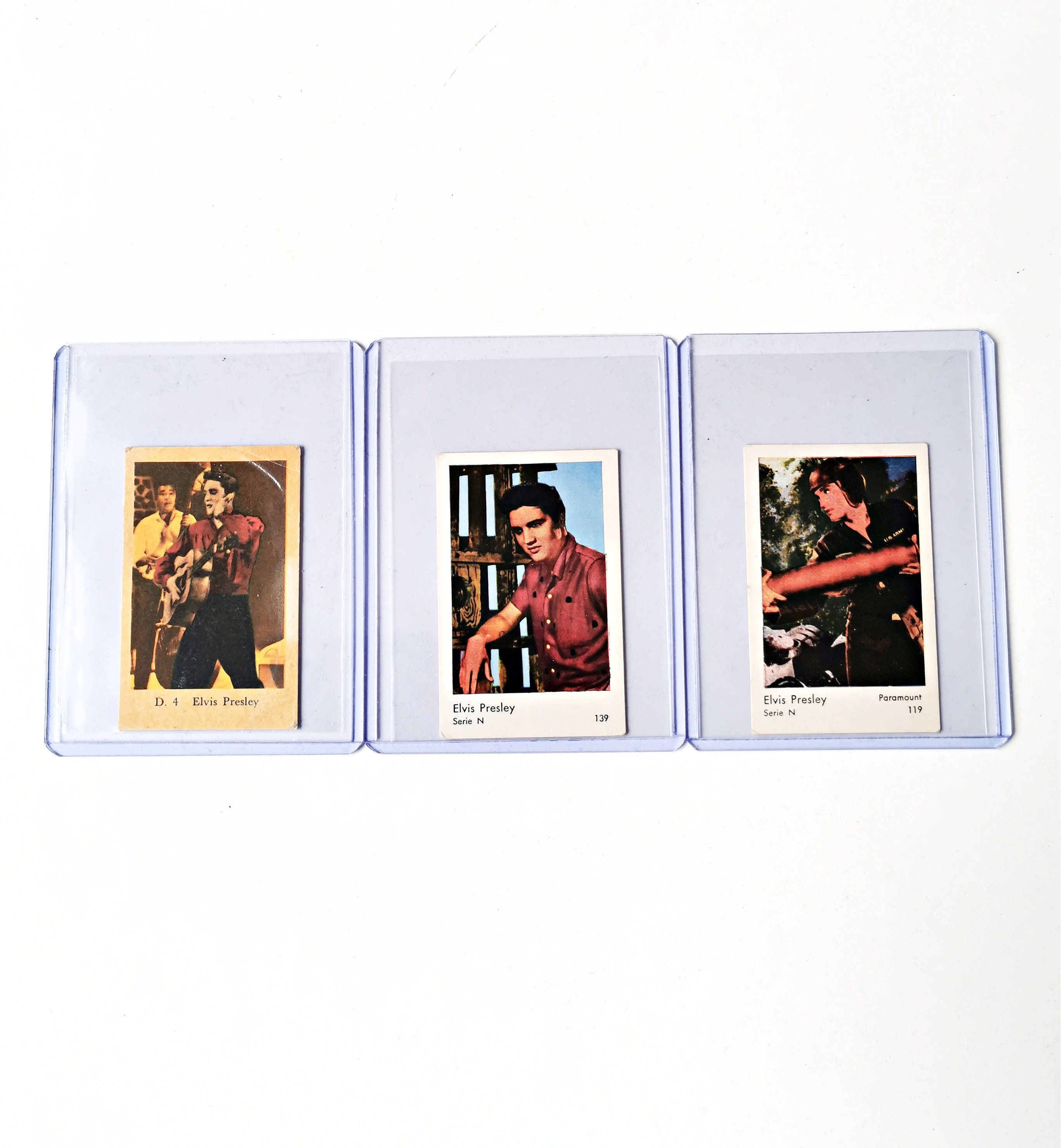 Three Vintage Elvis Presley Dutch Chewing Gum Cards - Etsy