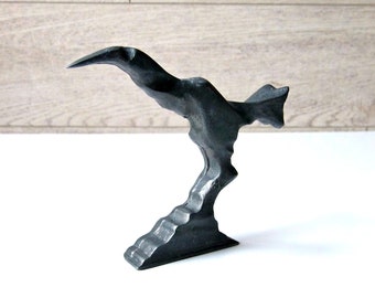 Metal bird figurine