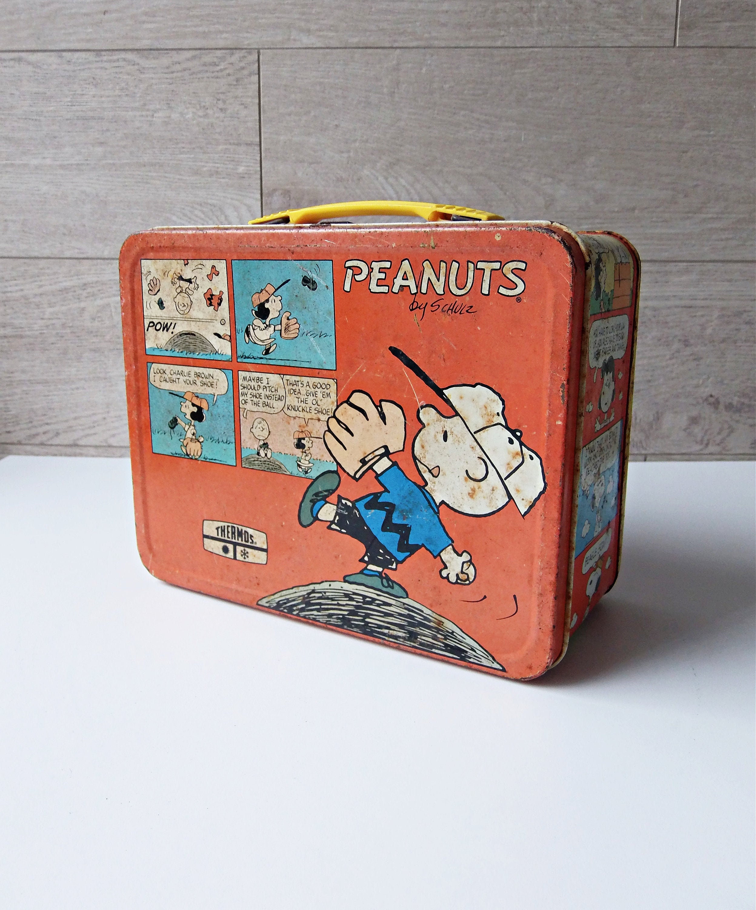 プーさんの家 　Lunch Box　Vintage　Made in USA BOX LUNCH VINTAGE USA in Box Vintage Made Lunch プーさんの家 TIN