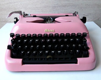 Pink Biser typewriter