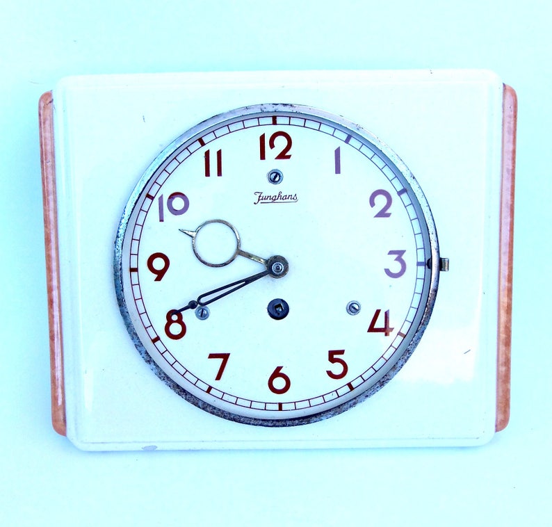 Junghans Ceramic Clock Etsy
