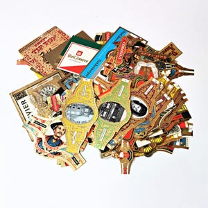 Special collection of vintage cigar bands and labels