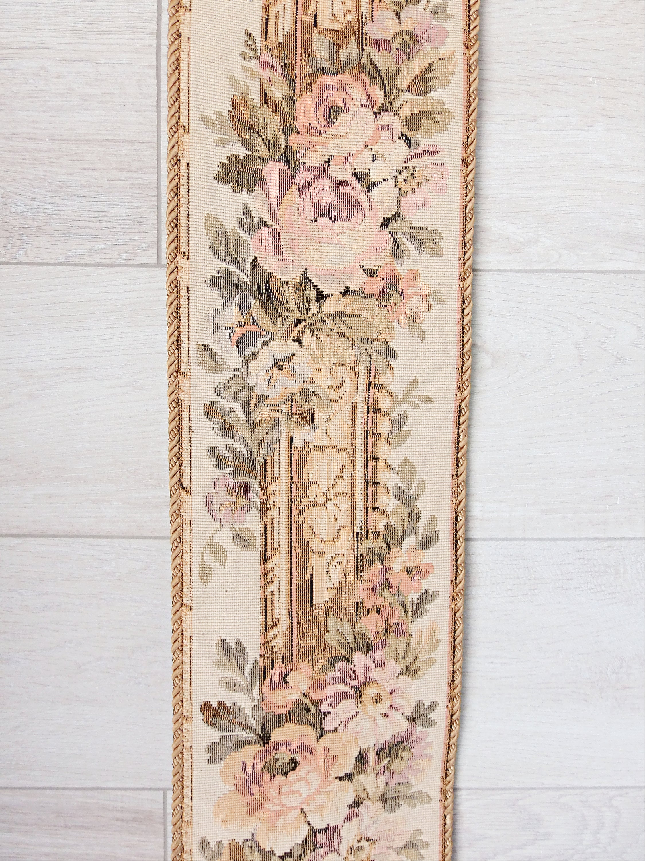 Vintage tapestry bell pull Etsy
