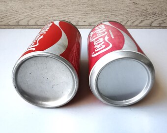 Two Vintage Coca Cola Cans (olympic Games Moscow 1980 & World Cup