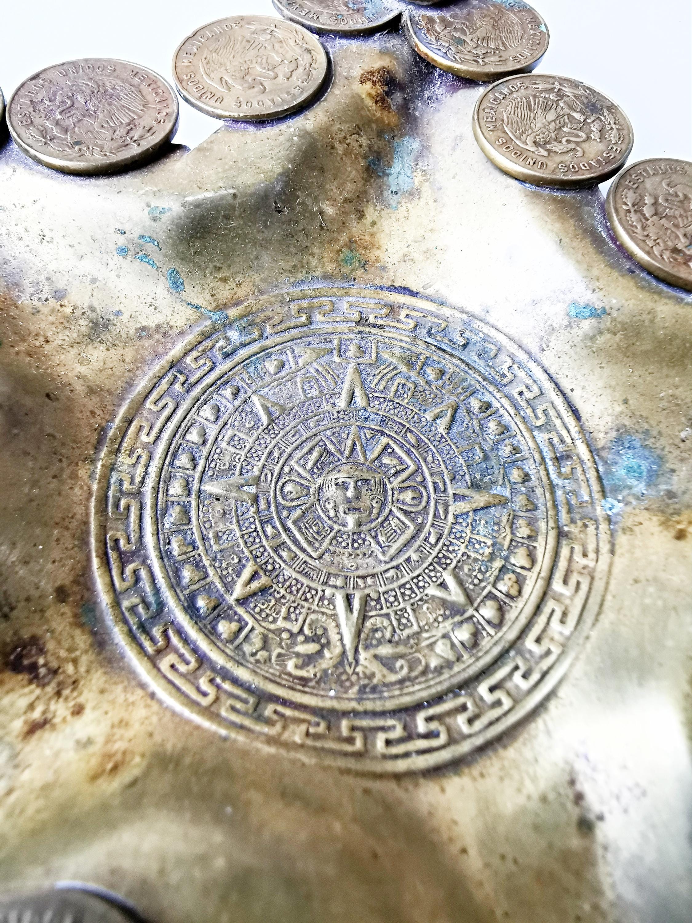ミッドセンチュリー ヴィンテージ メキシコ コイン お土産 灰皿 - Etsy