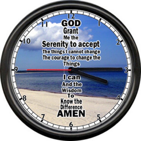 Serenity Prayer Alcoholics Anonymous Twelve Step 12 Cross God Etsy Serenity prayer alcoholics anonymous twelve step 12 cross god etsy