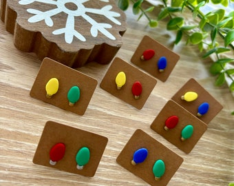 Christmas Light Bulb Studs