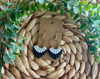 I Dissent | RBG | Ruth Bader Ginsburg | Earrings | Clay | Brass | Dangle earrings | Gold | Silver