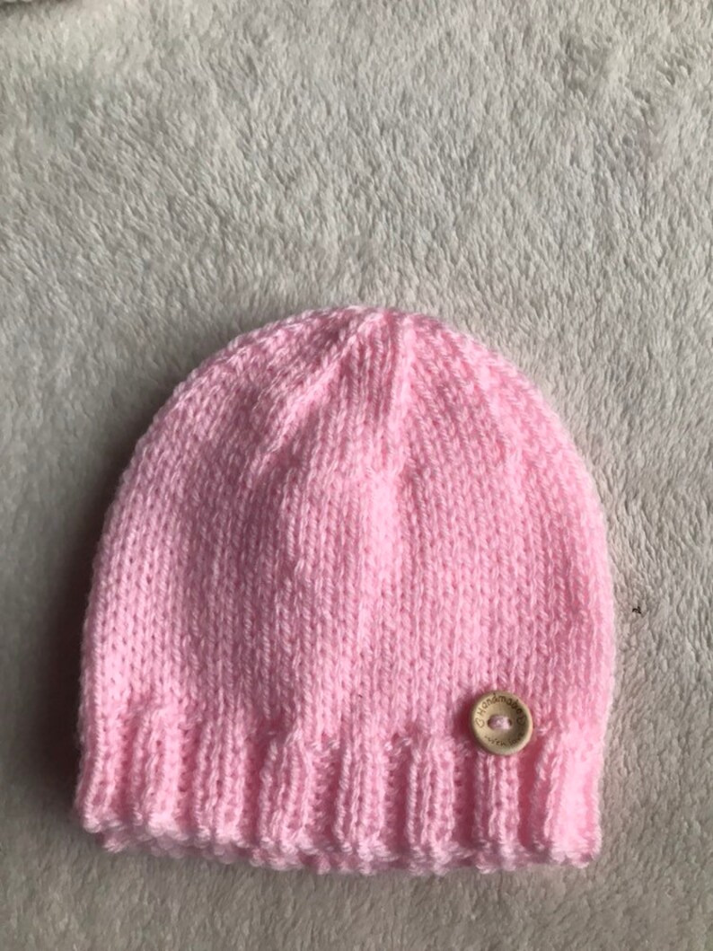 hospital hat baby knits knitted baby hat Newborn baby hats newborn knitted hat baby hat newborn hat infant hat white baby hat