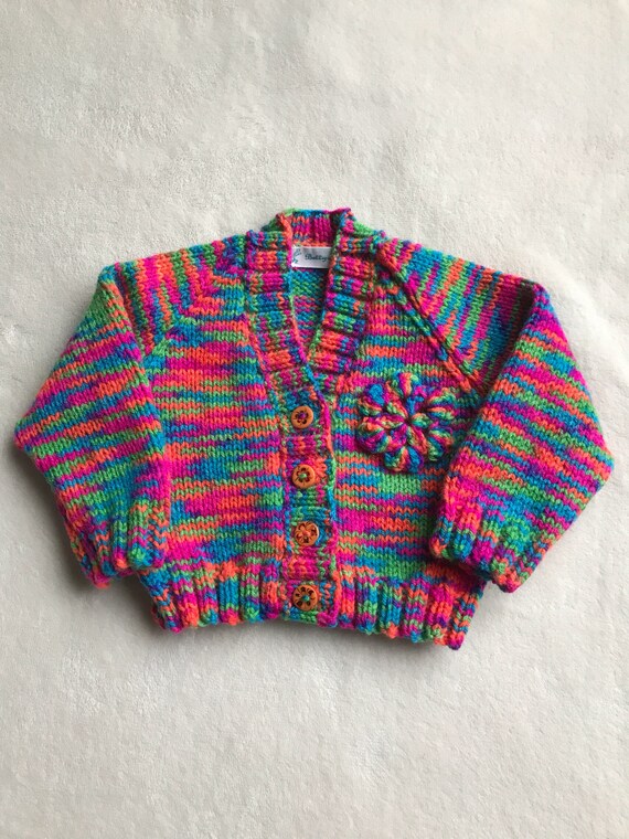 rainbow baby sweater