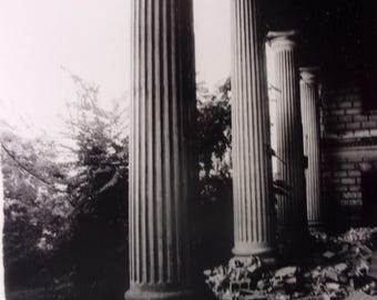 Sensational Prison Ruins photograph One of a kind Black and White photo