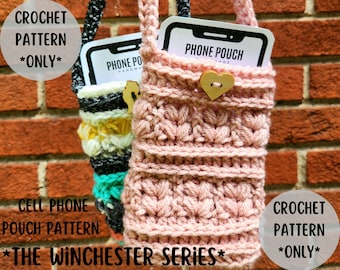 Cell Phone Pouch crochet pattern, phone pouch, phone holder