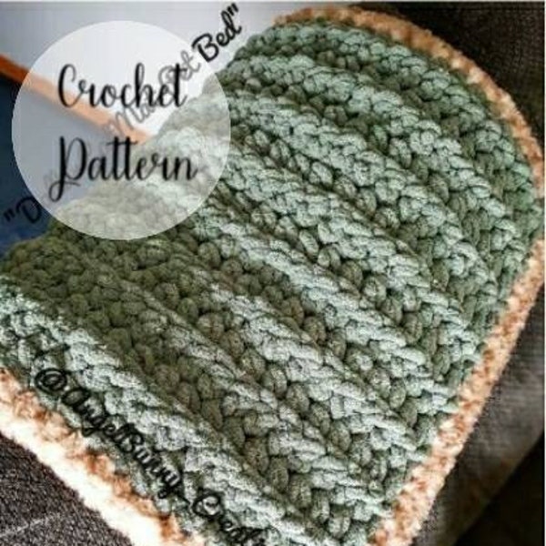 Crochet Pattern | DollarCatMat Pet Bed