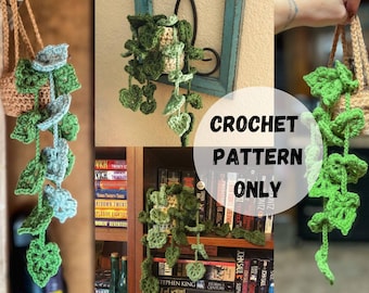 Monstera Hanging Plant Crochet Pattern