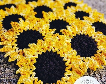 Sunflower Coaster Set