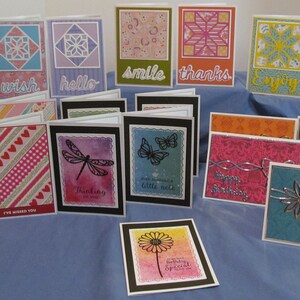 20 GREETINGS CARDS in acetate box (#13) FREE shipping