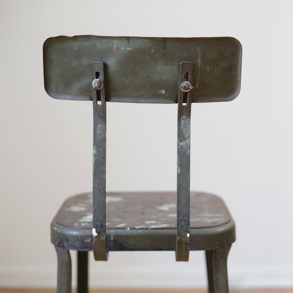 industrial factory machinist stool by Lyon