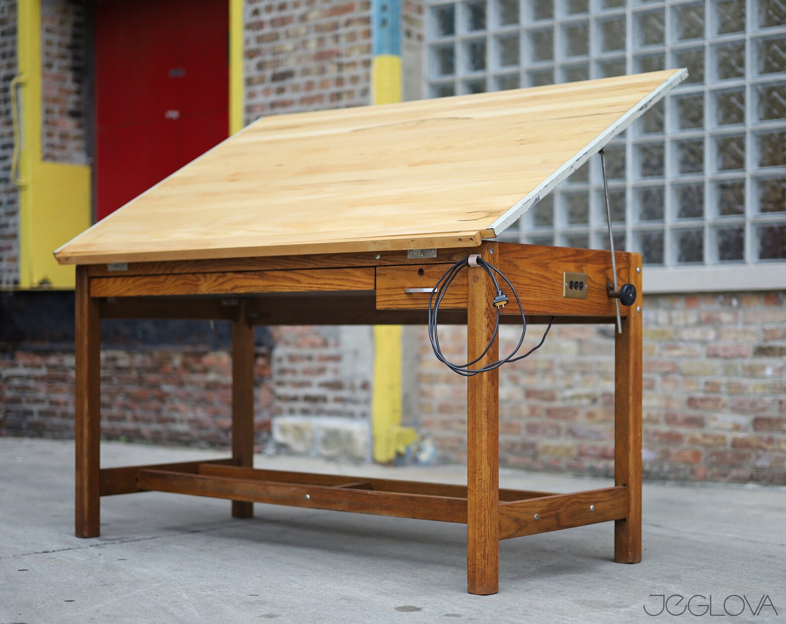 Vintage Drafting Table by Stacor of Newark NJ Antique Work Etsy