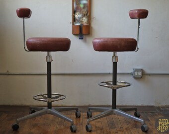 perch drafting stools by George Nelson and Robert Propst for Herman Miller