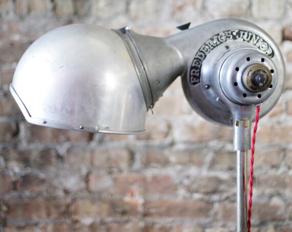 Vintage Hair Dryer by Frederics Repurposed Into Floor Lamp - Etsy Vintage Hair Dryer by Frederics Repurposed Into Floor Lamp - Etsy