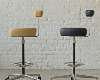 perch drafting stools by George Nelson and Robert Propst for Herman Miller, mcm desk chair