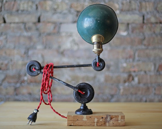 Unique Wall or Desk Lamp by Hubbell Vintage Industrial Machinist Etsy