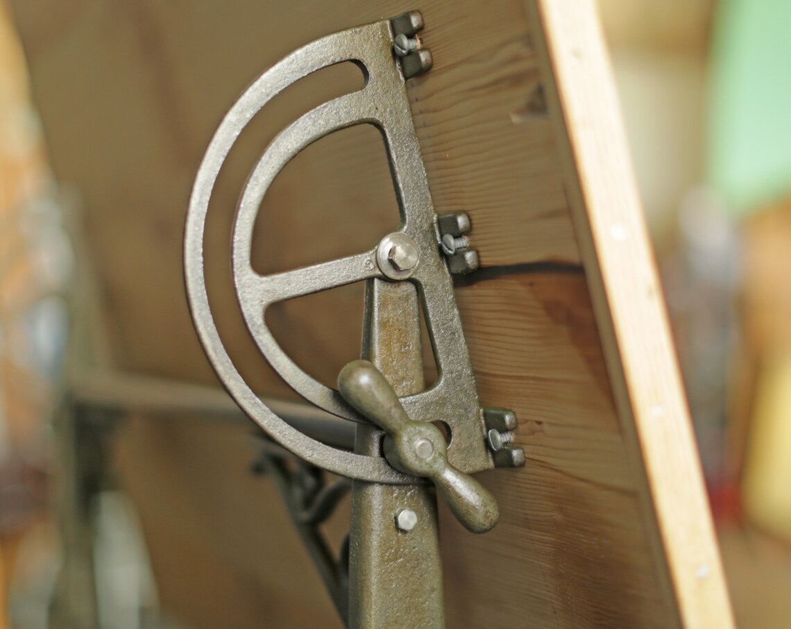 Restored vintage drafting table antique vintage industrial Etsy