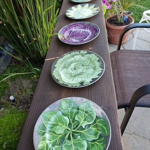 Posh Designer Marc Blackwell New York Salad Plates / Silver with beautiful various salad designs / haute cuisine