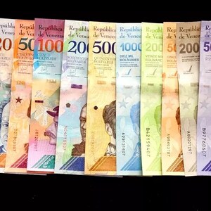 14 Venezuela banknotes- 2 - 1 Million Bolivares - 2018 Soberano full set / UNCIRCULATED