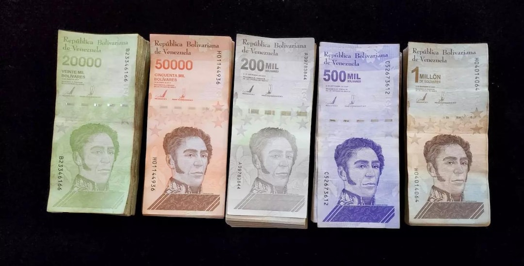 500 Venezuela Banknotes- 100 X 20k/50k/200k/ 500k/1 Million Bolivares ...