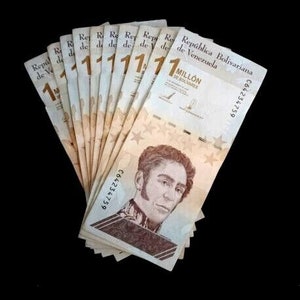 10 pcs x Venezuela 1 million Bolivares banknotes / CIRCULATED