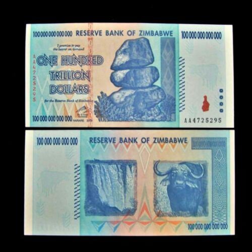 1 Pc X Zimbabwe 10 Trillion Dollar Banknote-uncirculated/currency