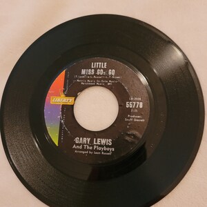 Gary Lewis and The Playboys vinyl 45