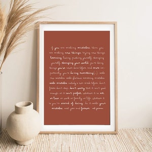 Custom Quote Print: Personalized Poem, Song Lyrics, Inspirational Message,  Poster with your text