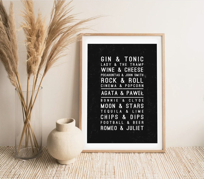 Hochzeitsgeschenk,Hochzeit,Poster,Rustical, Bild 1