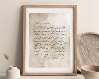 Citazione personalizzata Stile vecchia lettera, Testo personalizzato, Stampa citazione personalizzata, Stampa poesia personalizzata, Stampa personalizzata rustica, Stampa poesia personalizzata, Citazione libro personalizzata