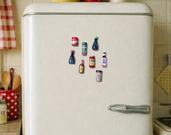 Mini Brands Magnet | Zuru 5 Surprise Sauces & Spices Miniatures