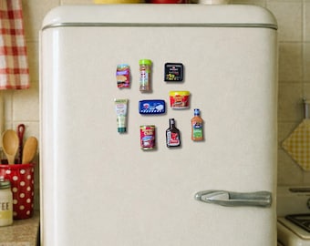 Mini Brands Food Magnets | Zuru 5 Surprise Condiments Miniatures Replicas
