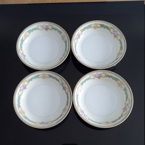 Noritake Porcelain Althea Dessert Bowls/Noritake Fruit Dish/Althea Dish/Noritake Bowl/Noritake/Noritake Dish