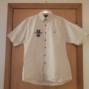 90s Harley Davidson HOG 15th Anniversary Button Down Shirt/90s Harley Shirt