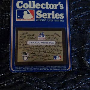 Chicago White Sox Signature Plaque CA.1978/Chicago White Sox/White Sox Plaque/White Sox/Chicago Souvenir/ White Sox
