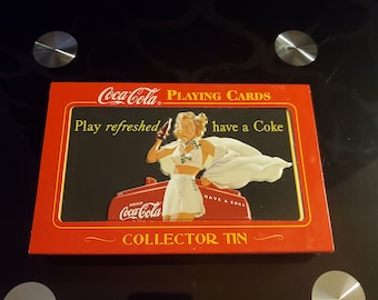 コカ・コーラ シリーズ4のヴィンテージ コレクターカード 4パック。1