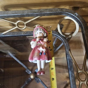 Porcelain Girl Holding Doll Ornament image 7
