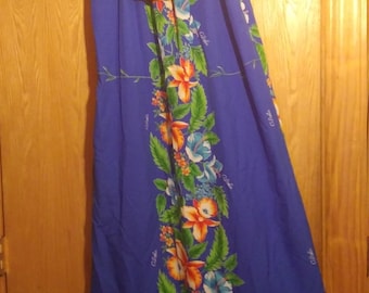 Abito maxi floreale hawaiano NWT anni '60/'70 della principessa reale/abito hawaiano/abito maxi/principessa reale/abito floreale