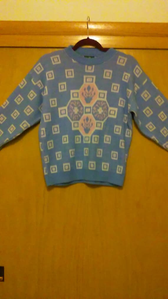 80s Geometric Cabin Creek Sweater/Cabin Creek/Past