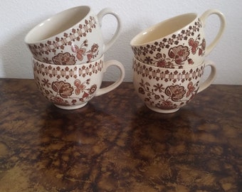 60s/70s 4pc. English Cup Set/English Mug/England Mug/England Cup/English Tea Cups/English Mugs