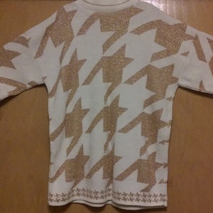 80er Jahre Original Vintage Tunika von Dana Scott/Dana Scott/Tunica Sweater