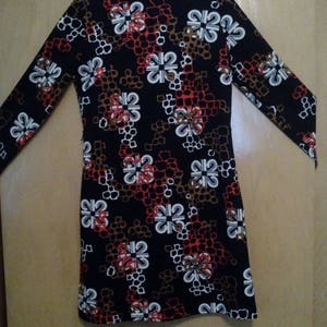 60s/70s Psychedelic/Psychadelic Geometric Mod Dress byChapter Two/Psychedelic/Psychadelic Dress/Geometric/Hippie Dress